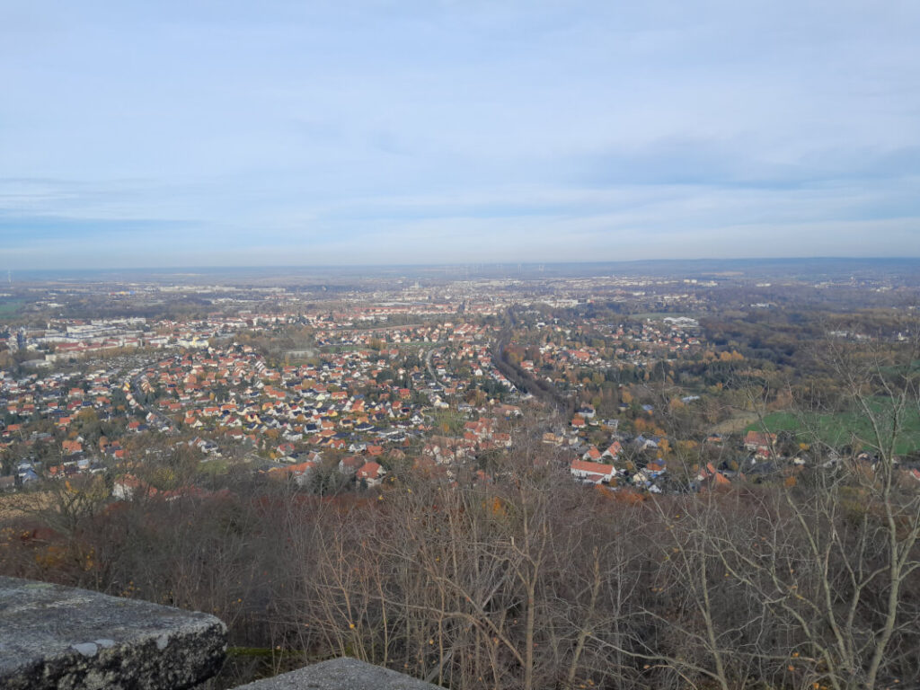 Landeskrone Görlitz mit Kindern - Ausblick in Richtugn Görlitz