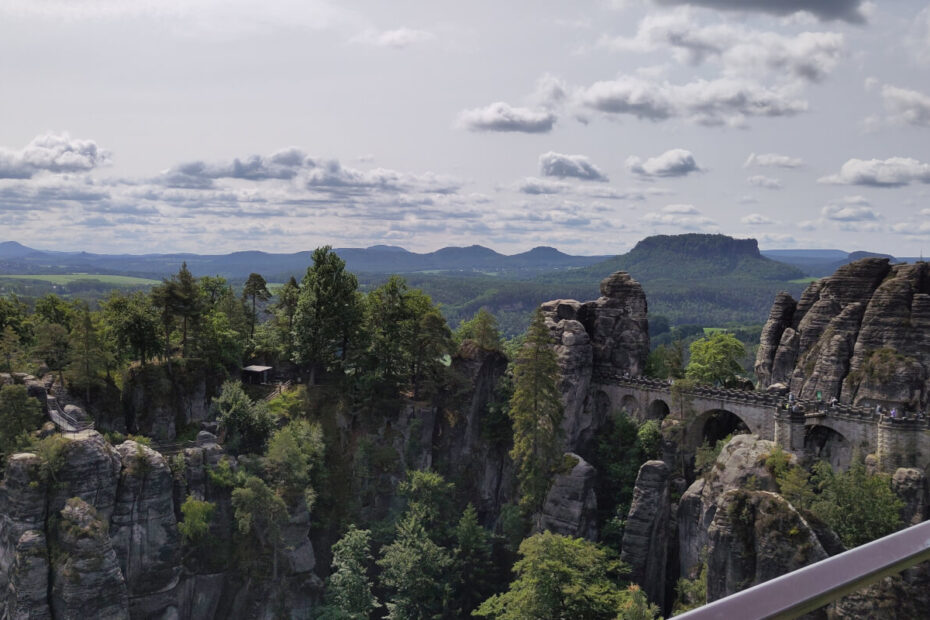 Wandern auf der Bastei mit Kindern