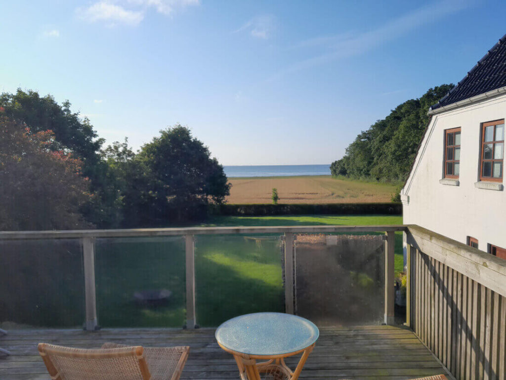 Ostjütland mit Kindern - Familienurlaub zwischen Aarhus, Hou und Legoland Billund - Aussicht von unserem Ferienhaus in Odder