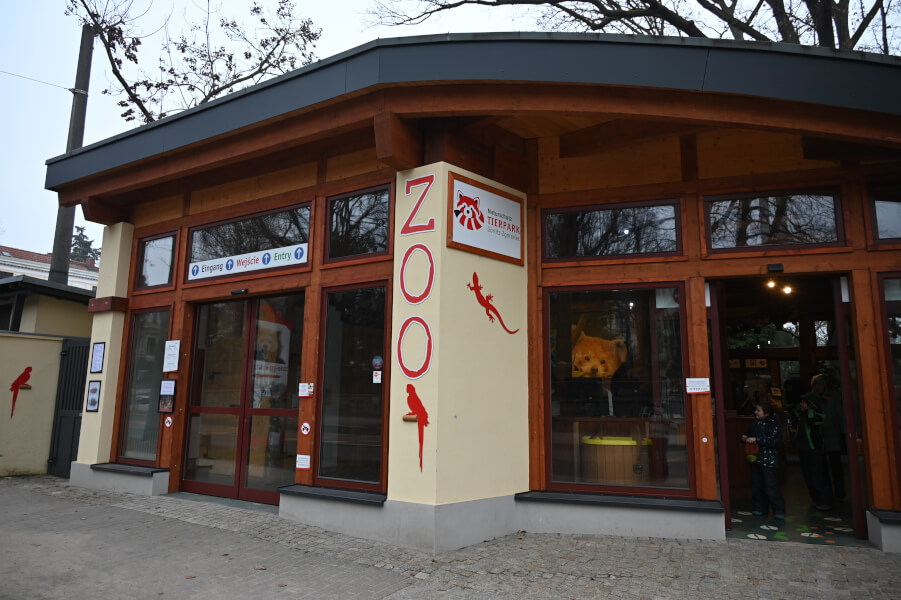 Tierpark Görlitz mit Kindern - Eingangsbereich