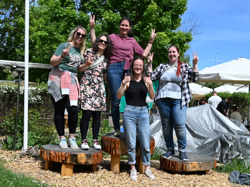 Mädelswochenende Würzburg – Kurzurlaub mit Freundinnen, Siegerinnenfoto bei den Natventure-Games