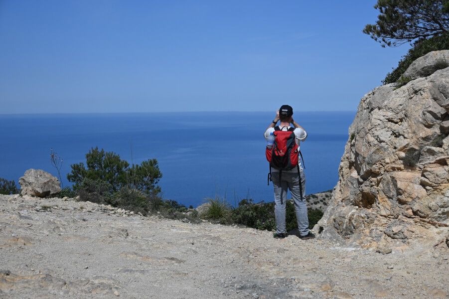 Wanderung nach La Trapa - das schönste Mallorca-Abenteuer, das wir nie geplant hatten - Blick von Mallorca auf das spanische Festland