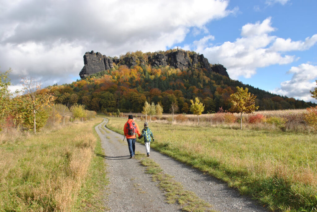 Sächsische Schweiz mit Kindern: 5 Wanderungen ohne Auto - Tafelberg Lilienstein