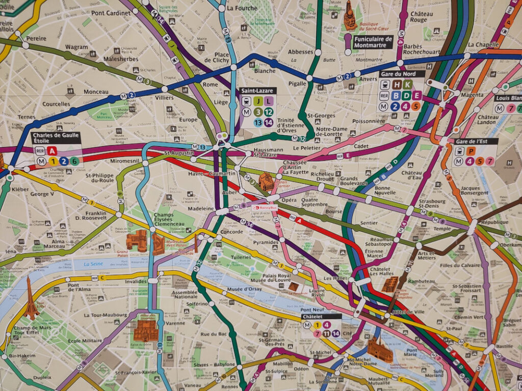 Städtereisen mit Kindern planen - Metroplan Paris