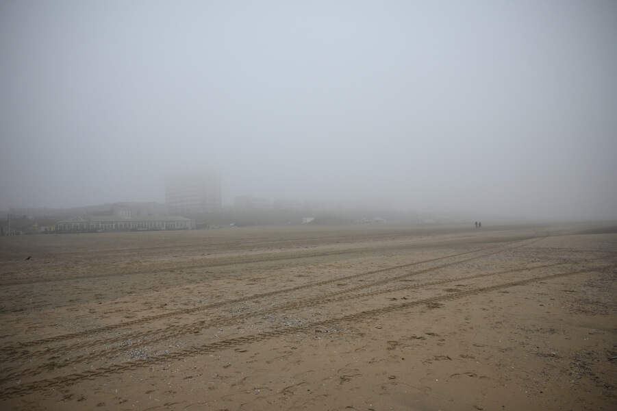 Ausflug von Amsterdam nach Zandvoort aan Zee - Nebel statt Sonnenschein