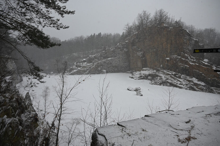 Winterwanderung Königshainer Berge mit Kindern