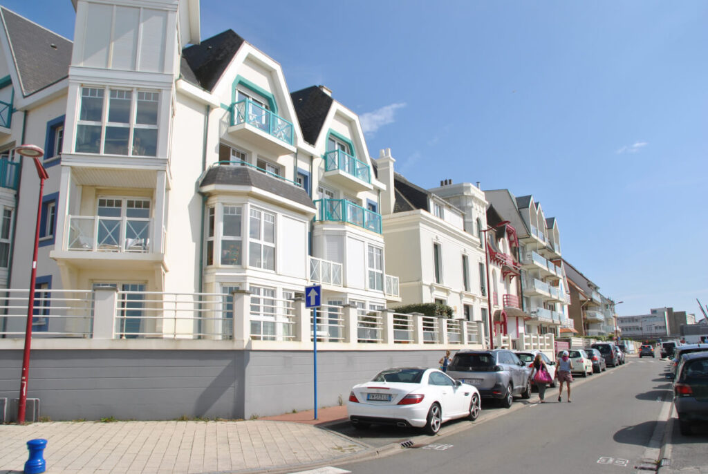 Urlaub mit Kindern in Nordfrankreich an der Opalküste - charmante Häuser in Wimereux